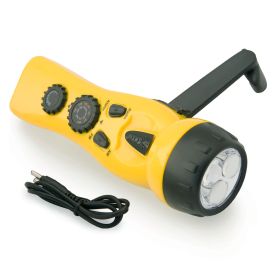 Yellow Dynamo Radio/Flashlight/Charger