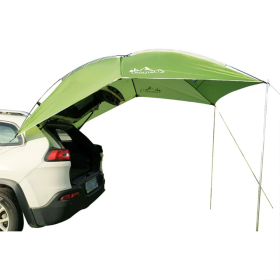Outdoor Travel Self-driving Car Camping Camping Side Roof Car Upper Side - Green - Car Tent