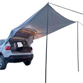 Outdoor Hiking Travel Car Tail Car Side Trunk Canopy Camping Camping Tent - As pic show - Car Tent