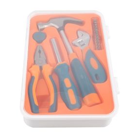 Household Hand Tools kits - 17 Piece by ,Set Includes â€“ Hammer, Wrench,Screwdriver Set, Pliers (Tool Kit for the Home, Office, or Car) - 18-piece